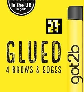 got2b 2-in-1 Brow & Edge Control Gel – 16ml gel with 72-hour hold for long-lasting definition and control of brows and edges.