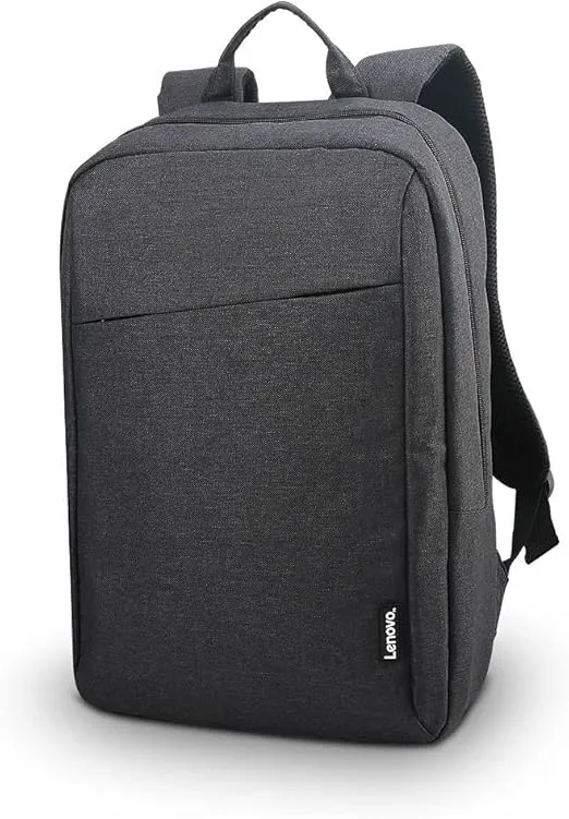Black laptop backpack for 15.6-inch laptops, combining style and practicality for work, college, and travel. Provides protection and ample storage space.