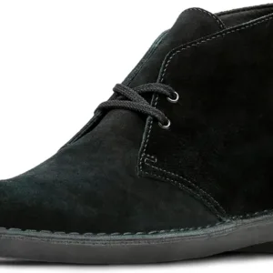 Clarks Bushacre 2 men's leather chukka boots in brown with ankle-high design, lace-up closure, and crepe rubber sole, shown from side profile highlighting the classic desert boot silhouetteRetryClaude can make mistakes. Please double-check responses.