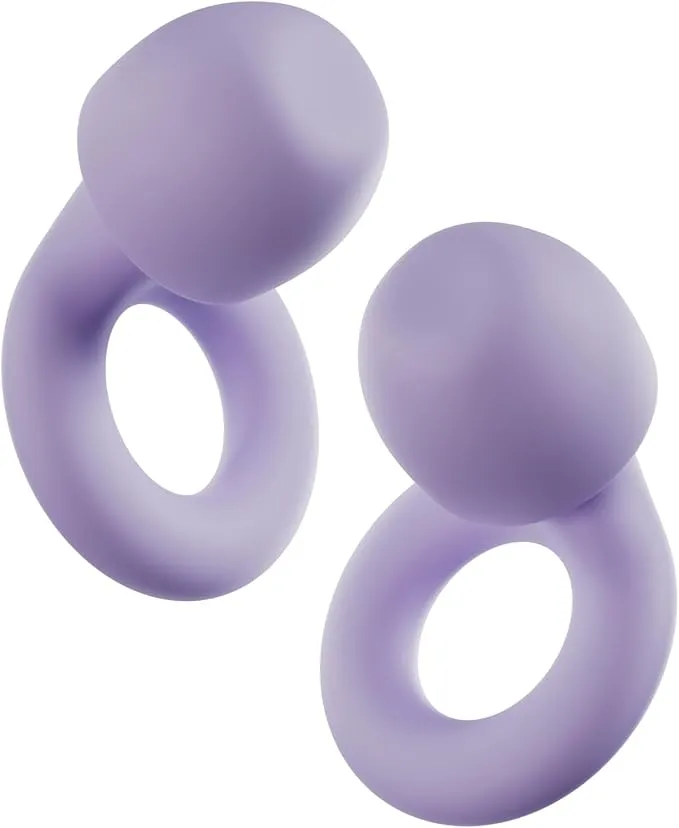 Soft and comfortable reusable noise-reducing earplugs with 24dB SNR protection, perfect for sleep, focus, and travel, ensuring a peaceful experience.