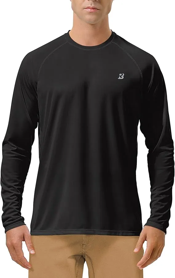 roadbox uv sun protection shirts for men – upf 50+ long sleeve outdoor t shirt for fishing, hiking, swimming