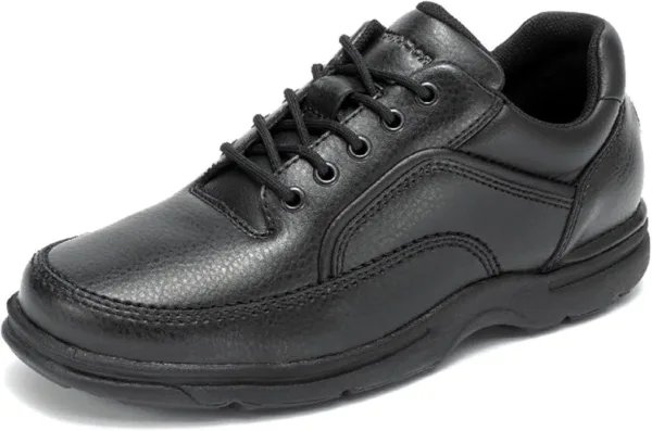 Rockport Eureka ComfortStride walking shoes for men – slip-resistant, cushioned footwear with arch support for walking, commuting, or everyday wear.