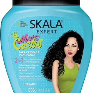 Skala Mais Cachos Hair Cream – 1Kg leave-in moisturizer for curly hair. Defines curls, reduces frizz, and adds softness and shine for healthy-looking hair.