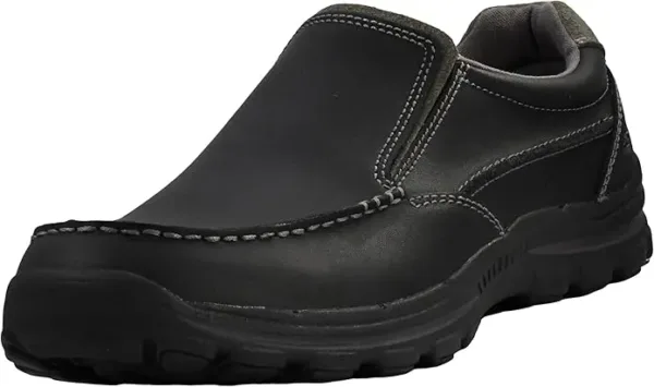 Skechers Braver Rayland loafers for men – casual slip-on shoes with soft lining, memory foam support, and flexible sole for lasting comfort.