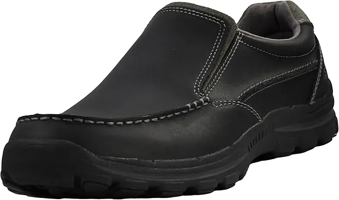 Skechers Braver Rayland loafers for men – casual slip-on shoes with soft lining, memory foam support, and flexible sole for lasting comfort.