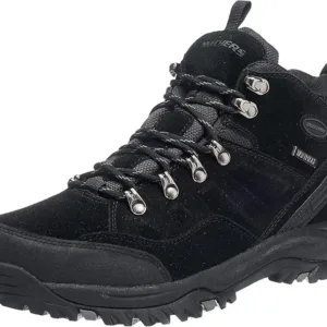 Skechers Men’s Relment Pelmo Waterproof Hiking Boots – tough trail footwear with slip-resistant sole and cushioned comfort for outdoor use across the UAE.