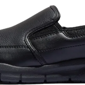 Skechers Men’s Slip-Resistant Work Shoes – Nampa Groton Series with cushioned insole, lightweight comfort, and non-slip outsole for UAE job sites.