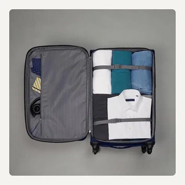 Softside Spinner Suitcase – 29-Inch Expandable Luggage with 4 Wheels ...