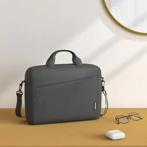 toploader laptop bag for 15.6 inch devices – lightweight shoulder backpack – black