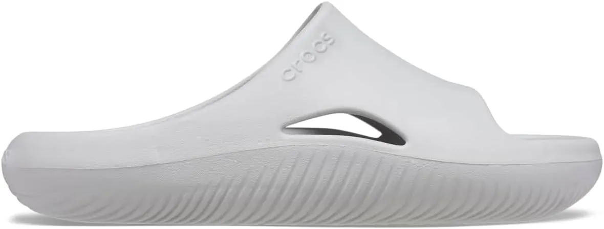 Crocs Mellow Slide Unisex Sandals – ultra-cushioned slip-on footwear with soft foam comfort for relaxed steps at home, outdoors, or travel in the UAE.