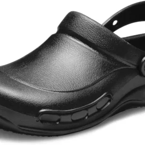 Crocs Bistro Unisex Work Clogs – slip-resistant, supportive clogs designed for professionals working long shifts in kitchens, hospitals, and service areas.