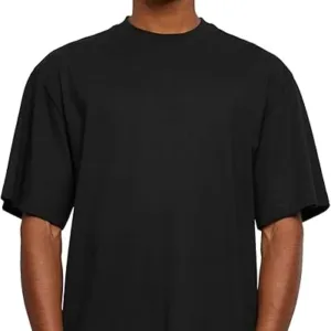 Urban Classics oversized tall T-shirt for men, 100% cotton, short sleeve – breathable and casual fit for street style or daily wear. Single pack.