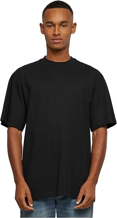 Urban Classics oversized tall T-shirt for men, 100% cotton, short sleeve – breathable and casual fit for street style or daily wear. Single pack.