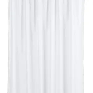 White waffle microfiber shower curtain 183x183 cm – lightweight and washable