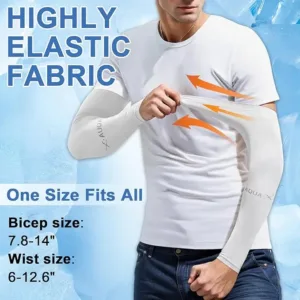 beister uv protection arm sleeves | cooling sunblock covers for men & women – golf, cycling, basketball & tattoo cover