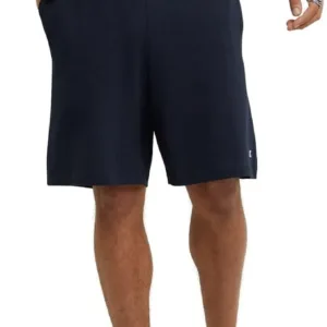 Champion men’s lightweight shorts, everyday athletic long shorts designed for training, gym, running, workout, and casual wear with breathable comfort.