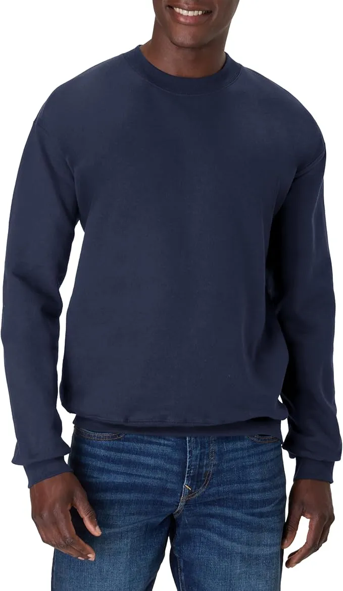 Men’s crewneck sweatshirt in charcoal grey – heavyweight cotton pullover offering warmth, comfort, and classic design for daily wear across UAE seasons.
