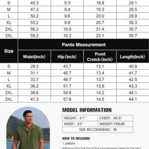 coofandy men’s linen beach outfit | casual button down shirt & loose pants set for summer