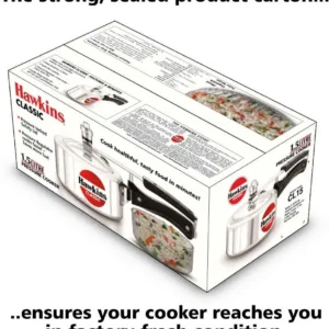 durable 1.5l aluminium inner lid pressure cooker for fast cooking, silver