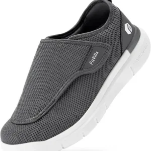 FitVille men’s slip-on shoes for extra comfort and fit in Dubai – lightweight, breathable, and durable shoes ideal for swollen or wide feet and daily walking.