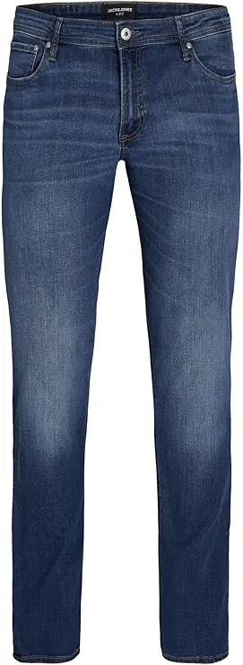 jack & jones men’s jeans | regular fit classic straight denim pants