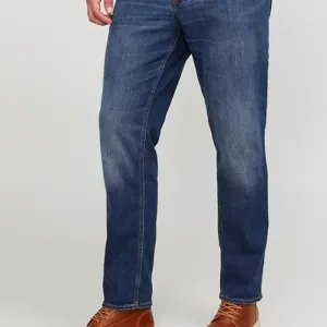 jack & jones men’s jeans | regular fit classic straight denim pants