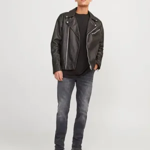 jack & jones men’s jjiglenn jeans | original slim fit casual denim pants