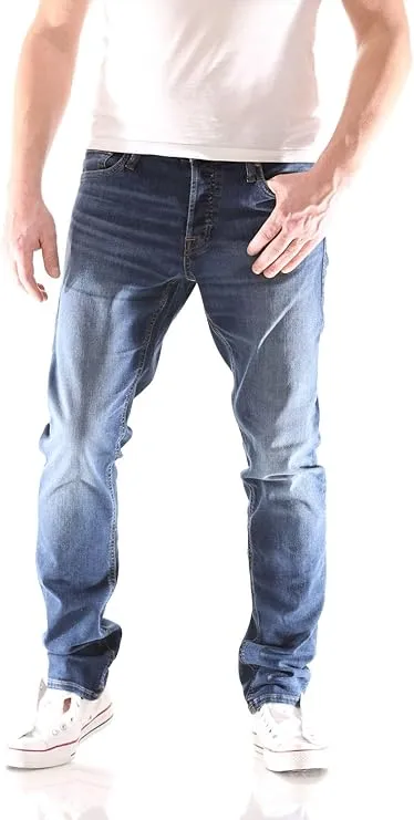 Jack & Jones men’s slim fit Glenn Original denim jeans – stylish branded jeans for men, premium quality denim pants perfect for casual wear and modern fashion.