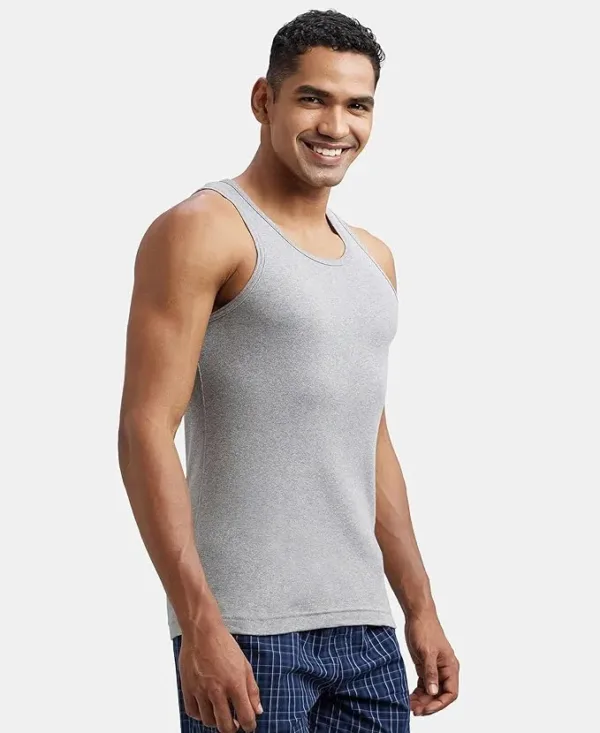 jockey men’s pop color vest | modern fashion sleeveless innerwear top