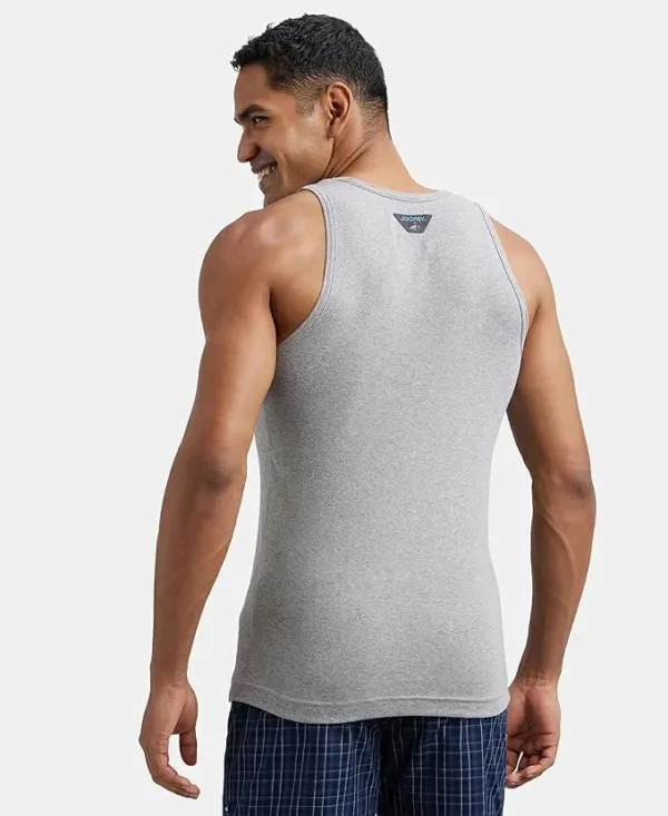 jockey men’s pop color vest | modern fashion sleeveless innerwear top