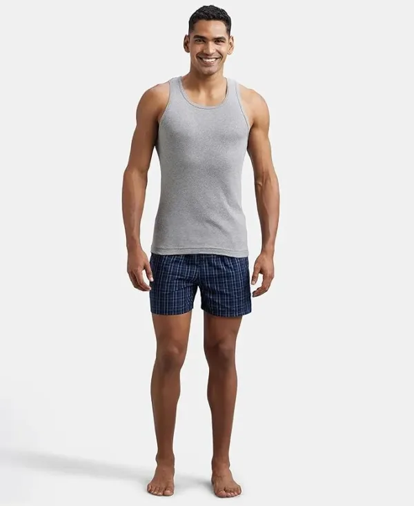 jockey men’s pop color vest | modern fashion sleeveless innerwear top