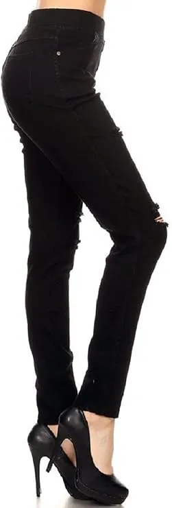 jvini women’s skinny jeans | slim fit stretch denim pants for casual & everyday wear