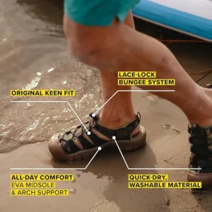 keen newport rugged men’s hiking & water sandals