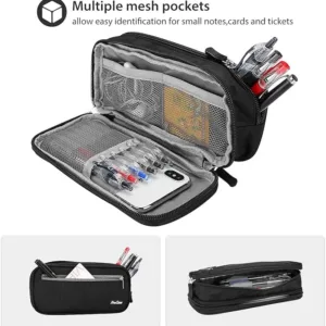 2 layer large capacity pencil case for students & office use