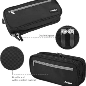 2 layer large capacity pencil case for students & office use