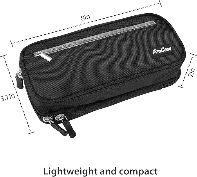 2 layer large capacity pencil case for students & office use