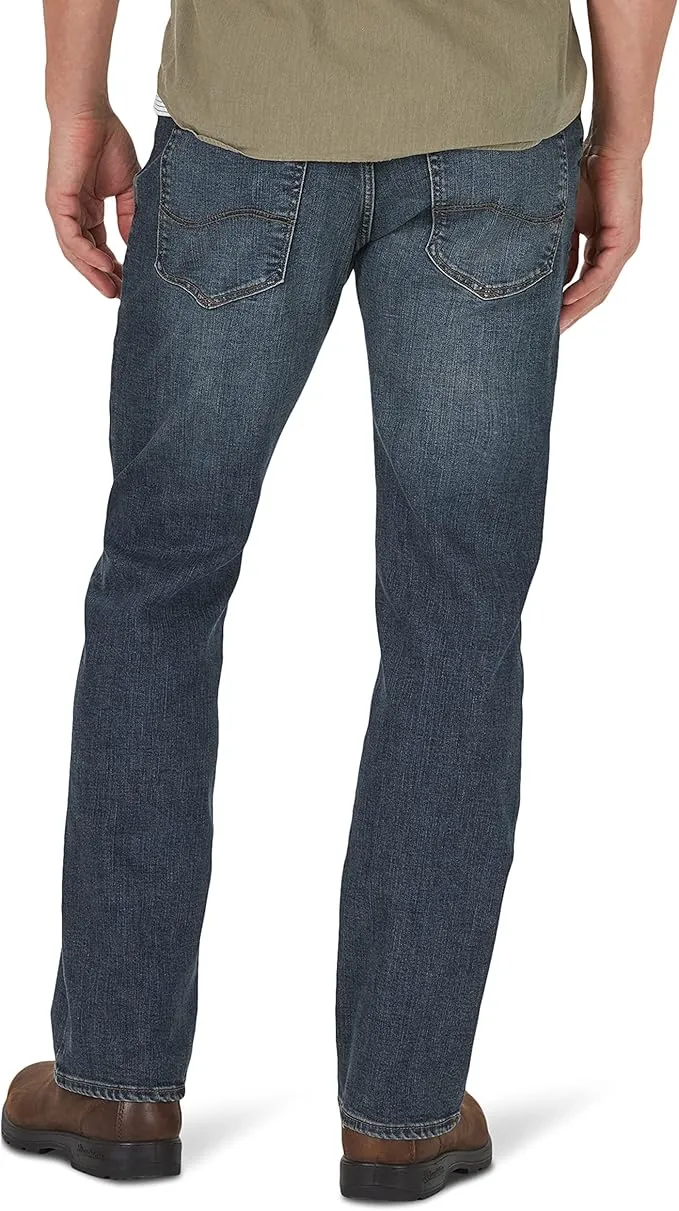 lee men’s bootcut jeans | modern series extreme motion regular fit denim