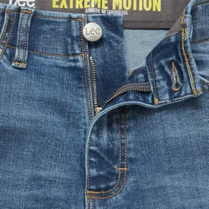 lee men’s extreme motion jeans | athletic fit tapered leg denim for flexibility & comfort