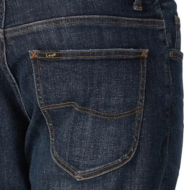 lee men’s extreme motion jeans | straight tapered denim for comfort & flexibility