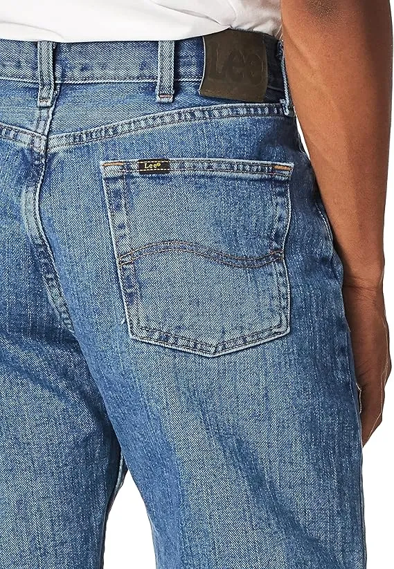lee men’s straight leg jeans | relaxed fit classic everyday denim pants