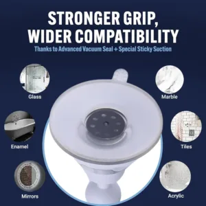 mirrorvana fogless shower mirror – lock suction shaving