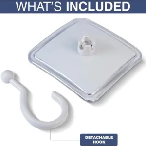 mirrorvana fogless shower mirror – hanging anti fog shaving mirror with 360° swivel & shatterproof design