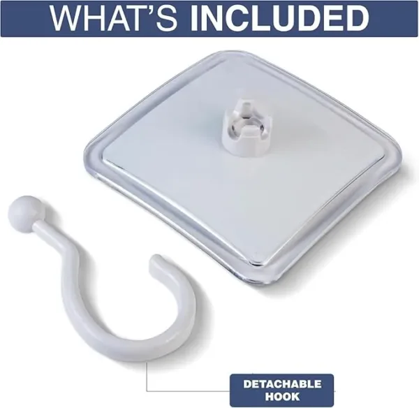 mirrorvana fogless shower mirror – hanging anti fog shaving mirror with 360° swivel & shatterproof design