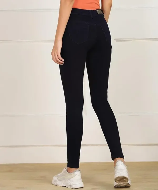 nifty women’s silky jeans | soft slim fit denim pants for casual & everyday wear (pack of 1)