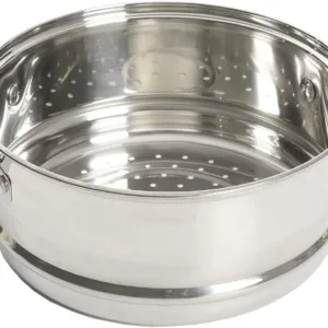 premium stainless steel cookware set, multi piece kitchen pots and pans collection, silver