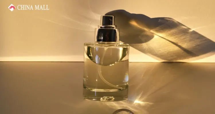 Best Fragrances for Women in UAE - Shop Online Elegant woman applying luxury perfume in Dubai - women's fragrances UAE online shopping