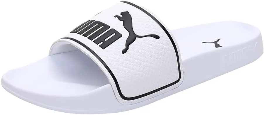 PUMA Leadcat cushioned everyday slide sandals in Dubai – lightweight, durable, and comfortable unisex slippers designed for casual wear, beach, and daily use.