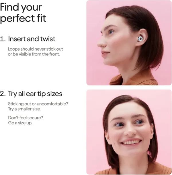 reusable noise reducing earplugs – comfortable sleep & travel use