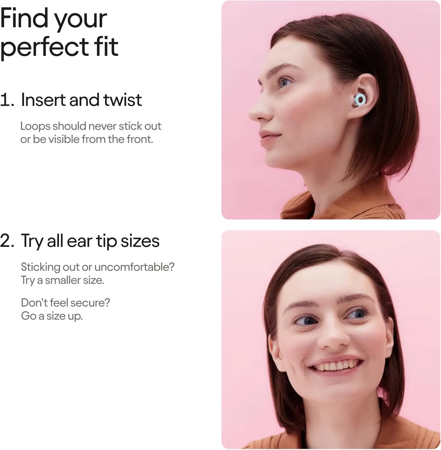 reusable noise reducing earplugs – comfortable sleep & travel use