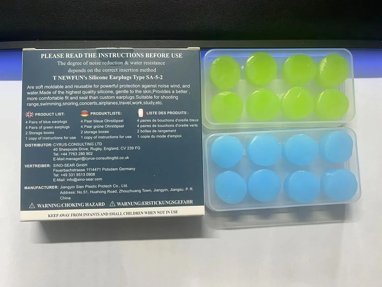 reusable silicone earplugs – noise cancelling for sleep, swim & travel